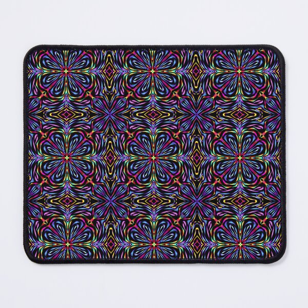 Item preview, Geometrical fractal art of rectangles and fixtures of parallel structures and saturated colors 14 designed and sold by Shape-And-Color.