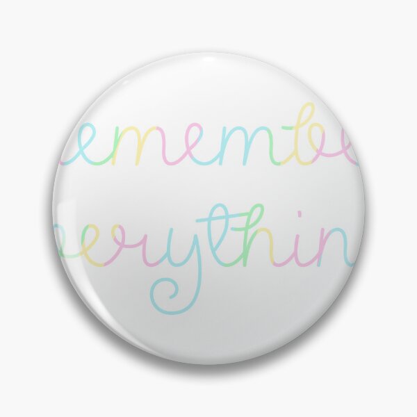Item preview, i remember everything designed and sold by lilystickers65.