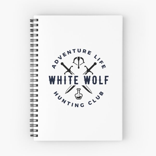 Item preview, White Wolf - Hunting Club - Adventure Life - White - Fantasy - Funny designed and sold by Fenay Designs.