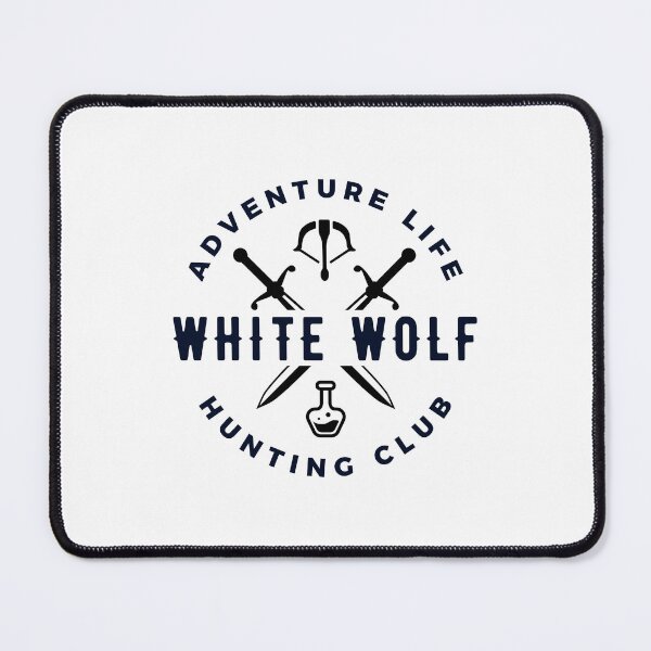 Item preview, White Wolf - Hunting Club - Adventure Life - White - Fantasy - Funny designed and sold by Fenay Designs.
