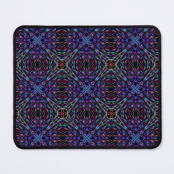 Item preview, Geometrical fractal art of rectangles and fixtures of parallel structures and saturated colors 17 designed and sold by Shape-And-Color.