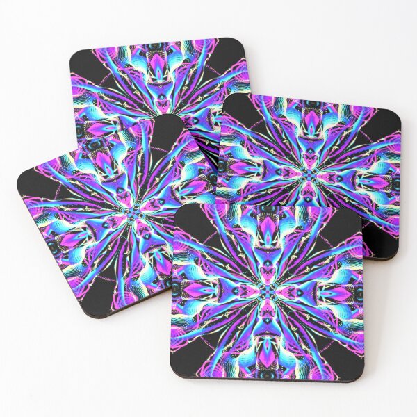 Item preview, Geometrical fractal art of rectangles and fixtures of parallel structures and saturated colors 20 designed and sold by Shape-And-Color.