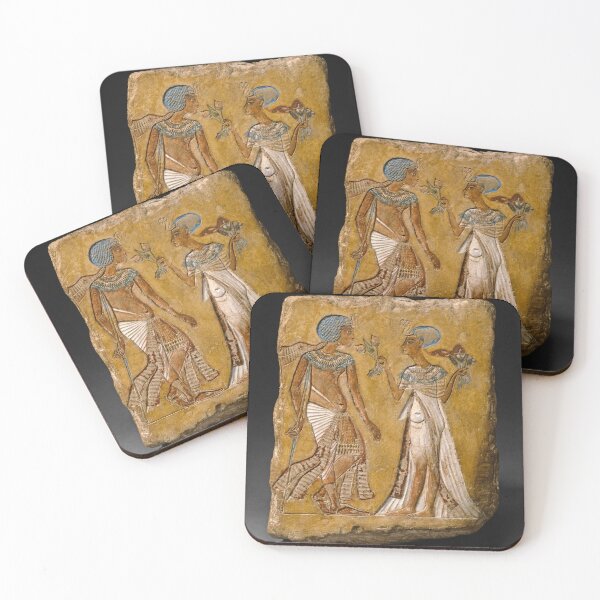 Item preview, Ancient Egypt (Amarna Period) - Relief With the Depiction of a King and a Queen - BigArt designed and sold by BigArt.