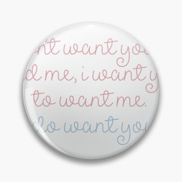 Item preview, i do want you (cursive) designed and sold by lilystickers65.