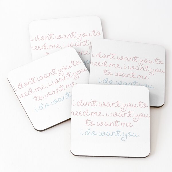 Item preview, i do want you (cursive) designed and sold by lilystickers65.
