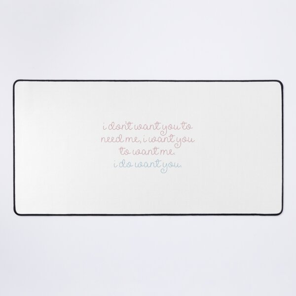 Item preview, i do want you (cursive) designed and sold by lilystickers65.