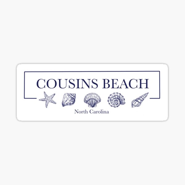 "Cousins Beach" Sticker For Sale By Alysanowak | Redbubble