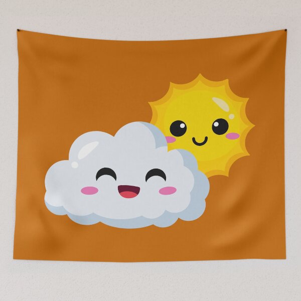 Item preview, Kawaii Sun and Cloud designed and sold by cutieotter.