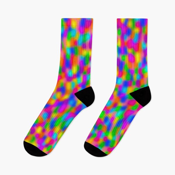 Item preview, Psychedelic Rainbow Polka Dot Color Blend, Large Sized Non-Repeating Image designed and sold by Nicolette Olivier.