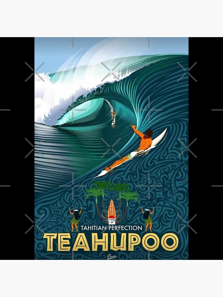"teahupoo vintage" Poster for Sale by Tangoflow Redbubble