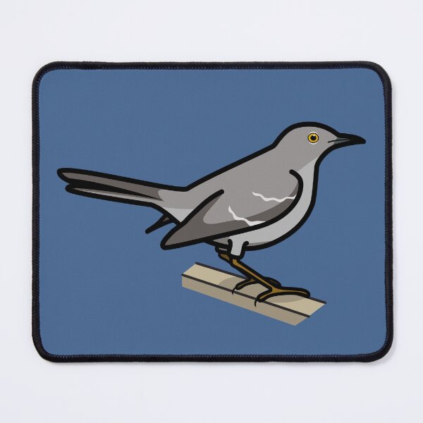 Item preview, Northern Mockingbird State Bird Graphic Illustration designed and sold by ErinTerryIllus.