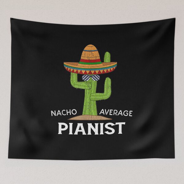 Item preview, Fun Funny pianist Humor Gifts, Funny Cactus illustration distressed Design Meme Saying pianist Dad Husband Christmas Fathers Day Gift designed and sold by xlnv.
