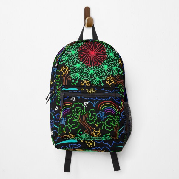 Item preview, Abstract color doodle mandala designed and sold by nickardi.