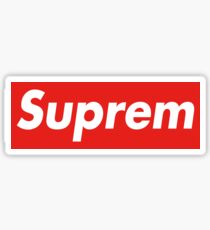 Suprem Supreme Sticker