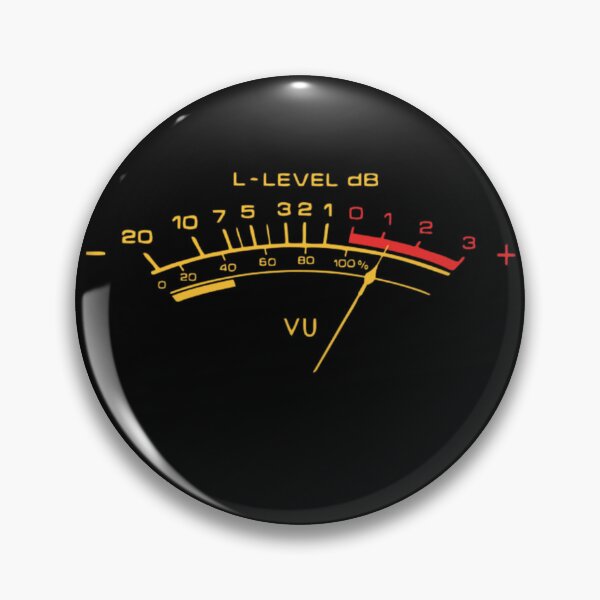 Item preview, Retro Vu Meter For Audio Technicians And Sound Engineers designed and sold by Funwithmusic.