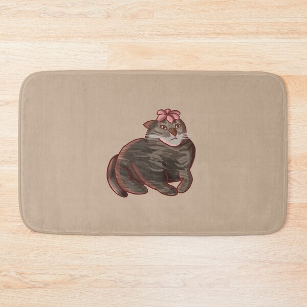 Item preview, Flower Cower Cat designed and sold by Stupickeroonies.
