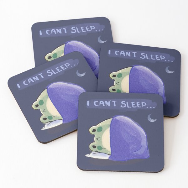 Item preview, Insomnia - I can’t sleep, Kewi the Frog designed and sold by SweetWhimsy.