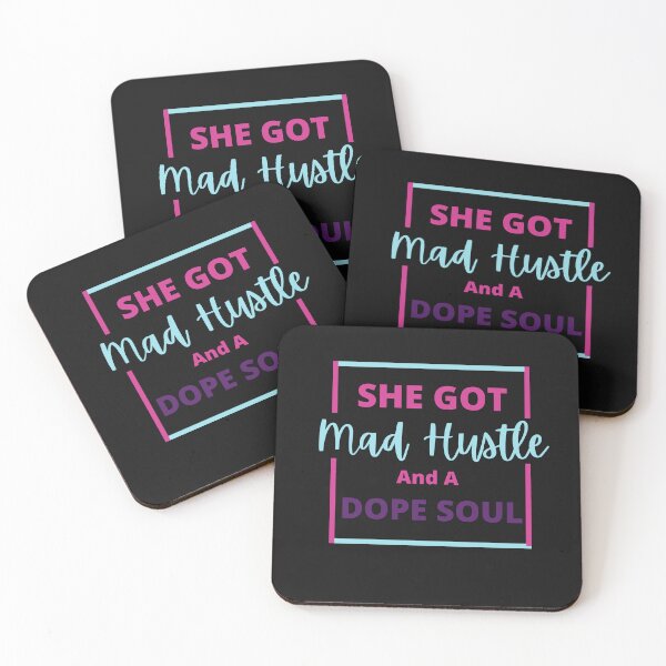 Item preview, She Got Mad Hustle and A Dope Soul designed and sold by RedSparkle.