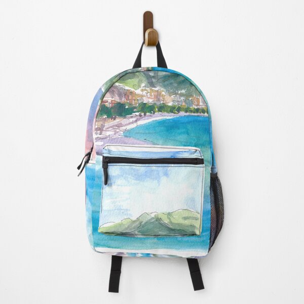 Item preview, Maiori Port on Amalfi Coast with Clouds and Blu Med designed and sold by artshop77.