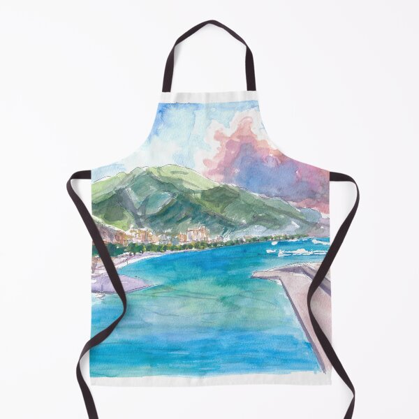 Item preview, Maiori Port on Amalfi Coast with Clouds and Blu Med designed and sold by artshop77.