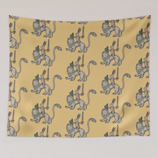 Item preview, The rabbit and the Lion designed and sold by CrowFriend.