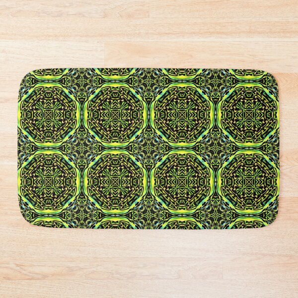 Item preview, Geometrical fractal art of rectangles and fixtures of parallel structures and saturated colors 35 designed and sold by Shape-And-Color.