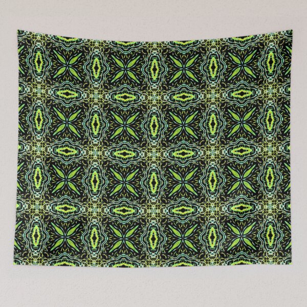 Item preview, Geometrical fractal art of rectangles and fixtures of parallel structures and saturated colors 37 designed and sold by Shape-And-Color.