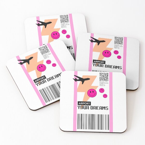 Item preview, A ticket to your dreams preppy pink designed and sold by SUUSCK ★.