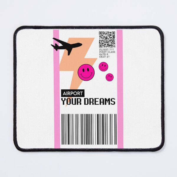 Item preview, A ticket to your dreams preppy pink designed and sold by SUUSCK ★.