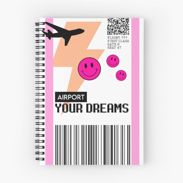 Item preview, A ticket to your dreams preppy pink designed and sold by SUUSCK ★.