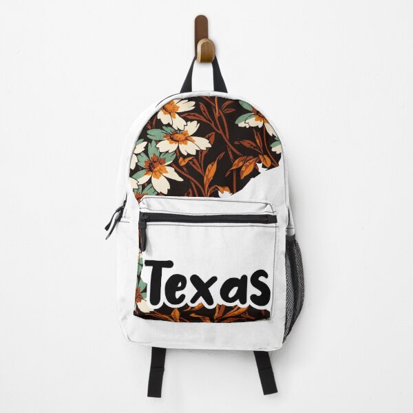 Item preview, Floral Map of USA States Texas - Map of Texas designed and sold by AmethystMurad.