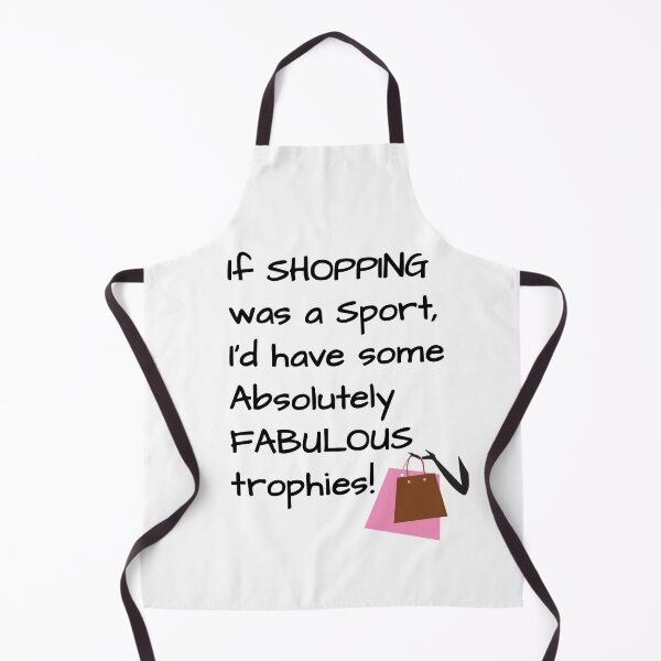 Item preview, Shopaholics Should Have a Trophy Funny Shopping Quote designed and sold by MyJojoBean.