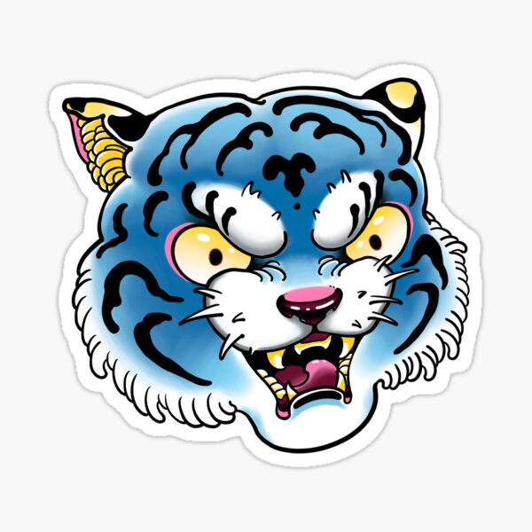 Item preview, Tiger blue designed and sold by Landon Wierenga.