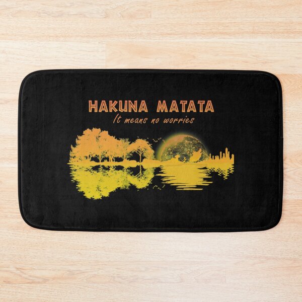 Item preview, Hakuna Matata It Means No Worries Guirta-Limited Edition | Gift Perfect designed and sold by eulacaviu.