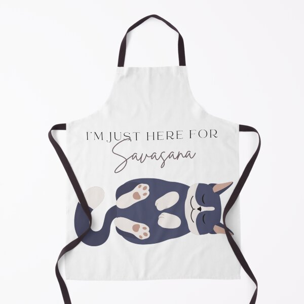 Item preview, Savasana. Corpse Yoga Pose. Yoga Cat designed and sold by antevasinart.