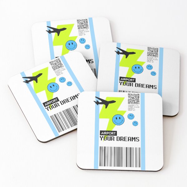 Item preview,  A ticket to your dreams preppy blue designed and sold by SUUSCK ★.