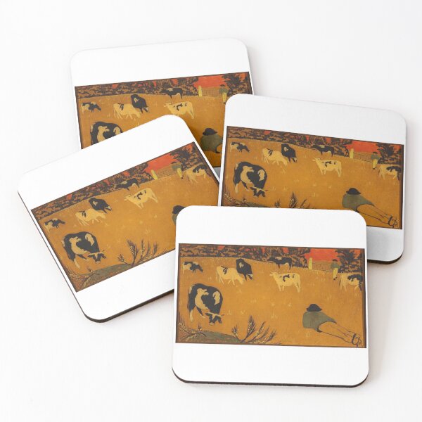 Item preview, Paul Serusier - Breton panel with cows 1894 designed and sold by TeeARTHY.