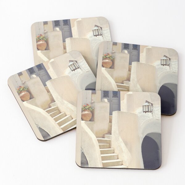 Item preview, Santorini Architecture | Charming House in Greek Street designed and sold by CarolinaReina.