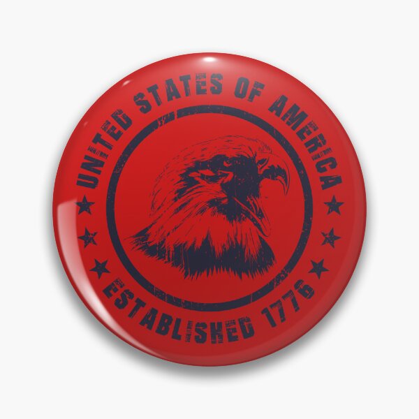 Item preview, United States of America Est 1776 Vintage Screeching Eagle designed and sold by tronictees.