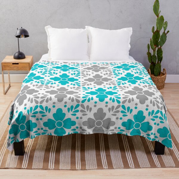 Item preview, Blue and Gray Flower Pattern designed and sold by Jessi-Sketches.