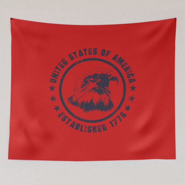 Item preview, United States of America Est 1776 Vintage Screeching Eagle designed and sold by tronictees.