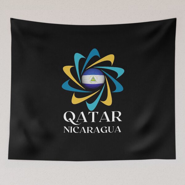 Item preview, Qatar Football soccer team Nicaragua designed and sold by DesignsbyMona.