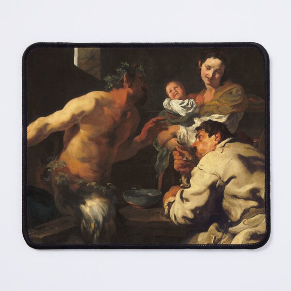 Item preview, The Satyr and the Peasant | Johann Liss | 1626 Renaissance Greek Mythology Art designed and sold by CJET.