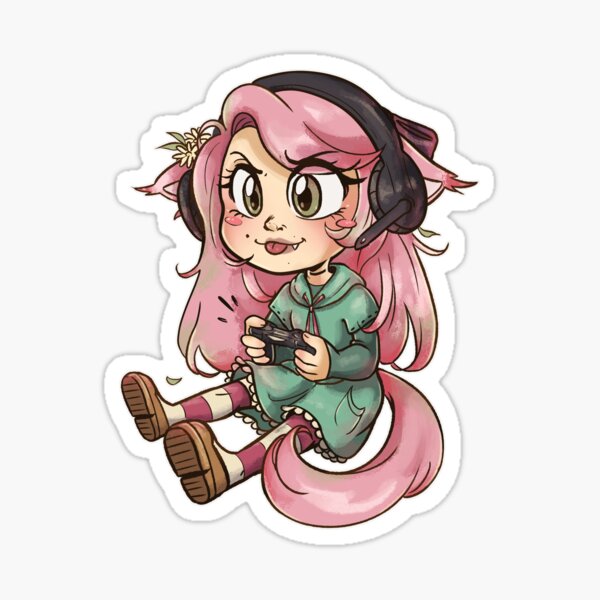 Beakka chibi gamer Sticker