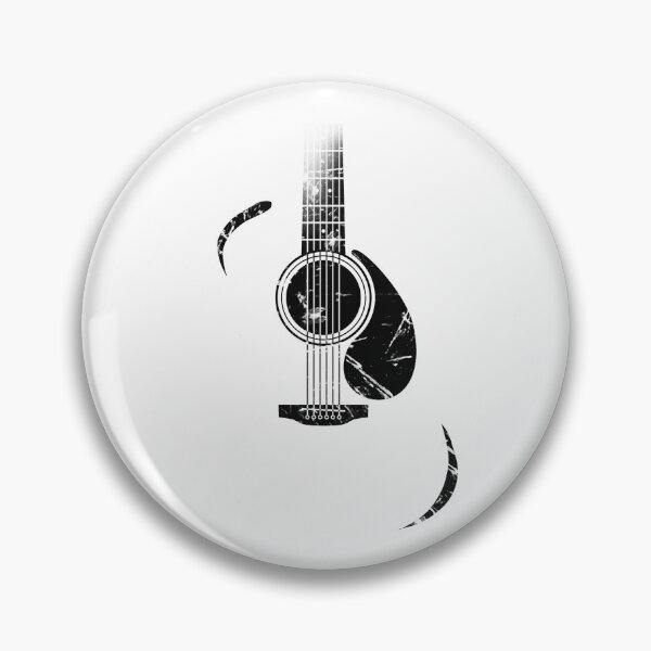 Item preview, Acoustic Guitar Silhouette - Grunge designed and sold by RoninUnknown.