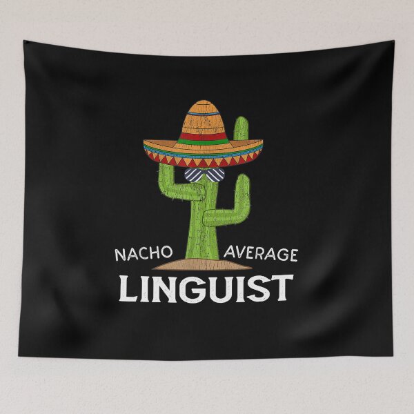 Item preview, Fun Funny linguist Humor Gifts, Funny Cactus illustration distressed Design Meme Saying linguist Dad Husband Christmas Fathers Day Gift designed and sold by xlnv.