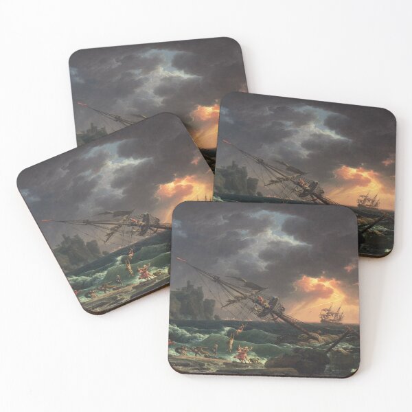 Item preview, The Shipwreck | Claude-Joseph Vernet | 1772 Ocean Storm Marine Ship Art designed and sold by CJET.