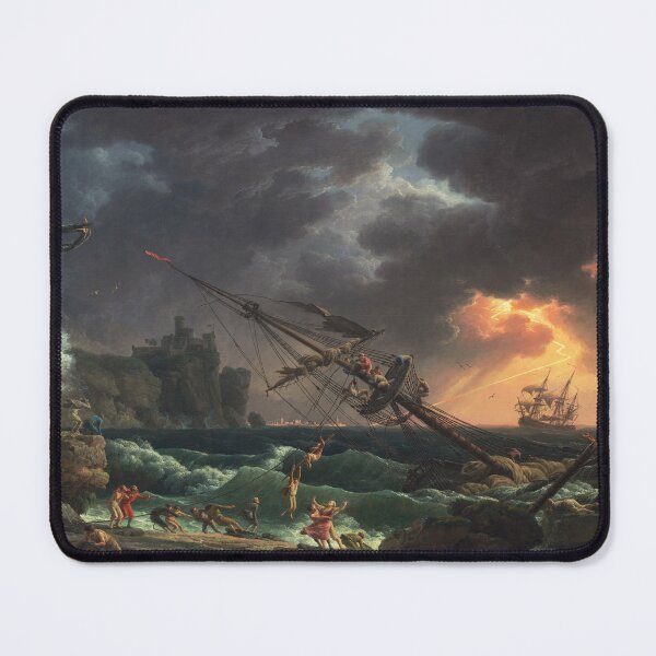 Item preview, The Shipwreck | Claude-Joseph Vernet | 1772 Ocean Storm Marine Ship Art designed and sold by CJET.