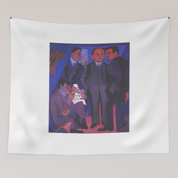 Item preview, Ernst Ludwig Kirchner A Group of Artists 1927 designed and sold by Sky-Art-80s.