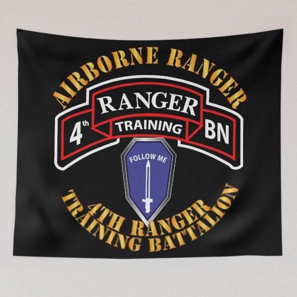 Item preview, SOF - 4th Ranger Training Battalion - ABN RGR - FBGA X 300 designed and sold by Military Insignia Products.